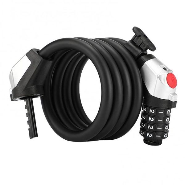 bike locks 4-digit resettable combination code bicycle chain flexible cable lock with light
bike locks 4-digit resettable combination code bicycle chain flexible cable lock with light