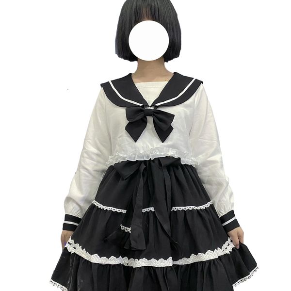 vintage sailor navy collar white shirt women cute clothes harajuku kawaii long sleeve crop lolita anime cosplay lace blouse, White;black
vintage sailor navy collar white shirt women cute clothes harajuku kawaii long sleeve crop lolita anime cosplay lace blouse, White;black