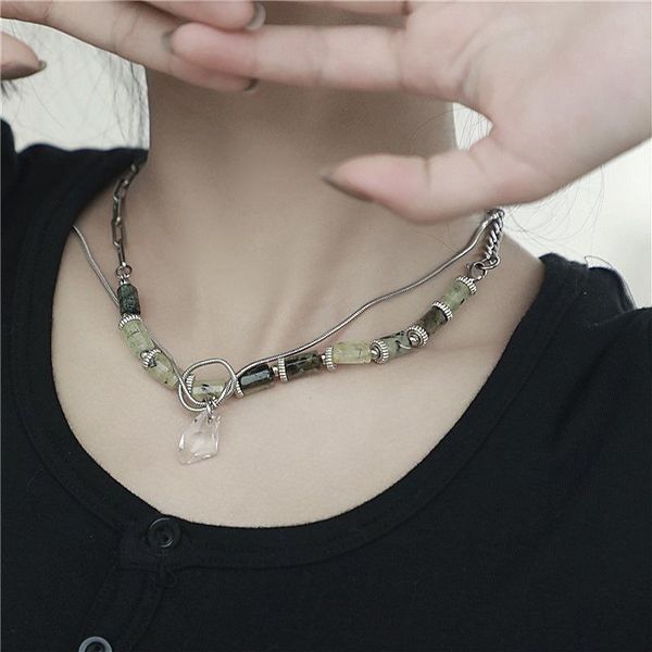 chains double layered vintage irregular slub pearl necklace for women fashion chain boho jewelry collier 2021 drop, Silver
chains double layered vintage irregular slub pearl necklace for women fashion chain boho jewelry collier 2021 drop, Silver