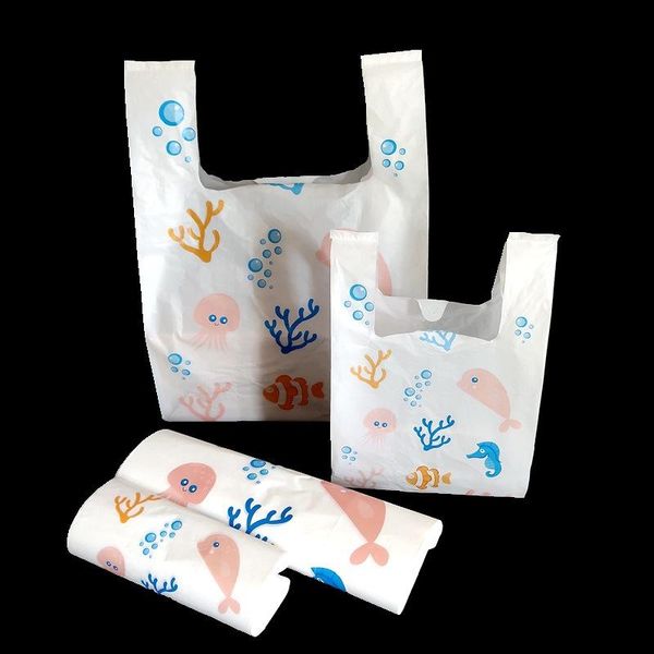 gift wrap 50pcs/lot supermarket shopping plastic bags materiat vest cosmetic food packaging bag 
gift wrap 50pcs/lot supermarket shopping plastic bags materiat vest cosmetic food packaging bag