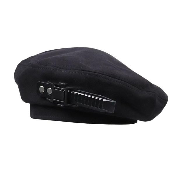 berets trendy cool beret with buckle and a small number of personality flat painters british retro art painter's octagonal cap, Blue;gray
berets trendy cool beret with buckle and a small number of personality flat painters british retro art painter's octagonal cap, Blue;gray