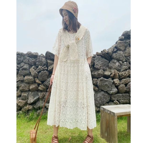 casual dresses lamtrip embroidery long sleeve lace usc1, Black;gray 
casual dresses lamtrip embroidery long sleeve lace usc1, Black;gray