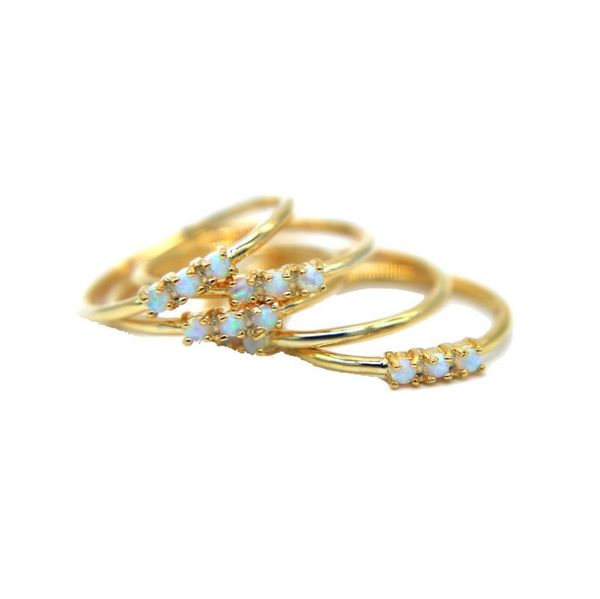 wedding rings thin dleicate gold stack plain band midi mid finger knuckle ring 3pc opal charm cz for women min, Slivery;golden
wedding rings thin dleicate gold stack plain band midi mid finger knuckle ring 3pc opal charm cz for women min, Slivery;golden