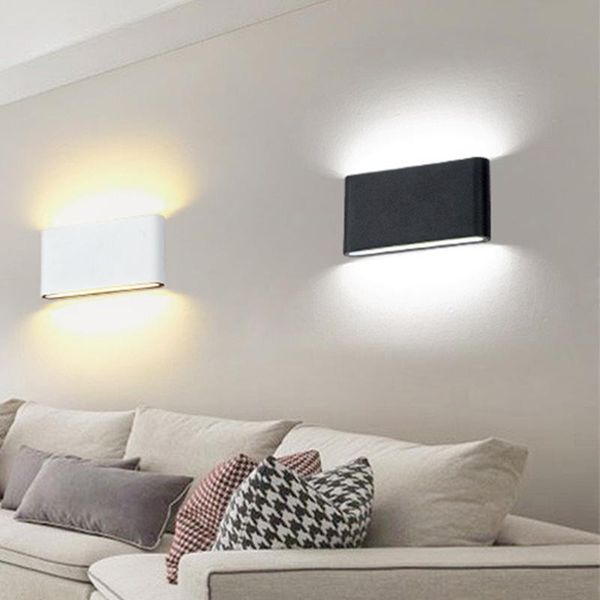 waterproof 12w led wall light indoor decorated sconce warm (white) lamp