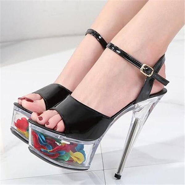 women high heels 15cm summer woman transparent crystal shoes sandals big size 34-43 thin heel wedding black
women high heels 15cm summer woman transparent crystal shoes sandals big size 34-43 thin heel wedding black