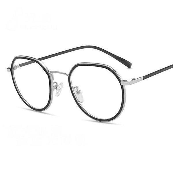 sunglasses classic anti-blue light glasses frame brand designer fashion round metal optical frames computer, White;black
sunglasses classic anti-blue light glasses frame brand designer fashion round metal optical frames computer, White;black