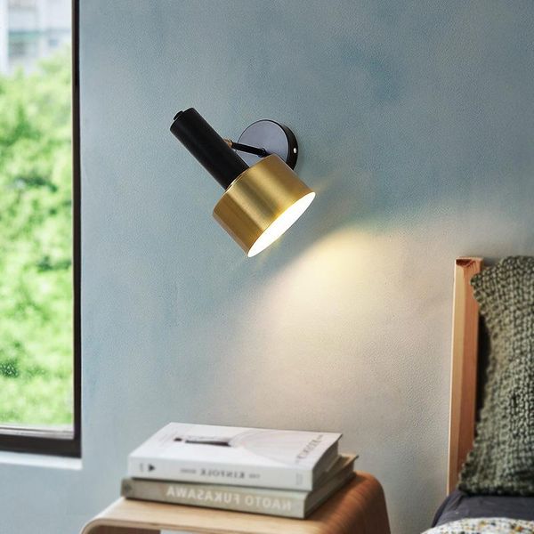 iron bedroom bedside wall lamp modern nordic lights gold creative minimalist living room background aisle lighting 
iron bedroom bedside wall lamp modern nordic lights gold creative minimalist living room background aisle lighting
