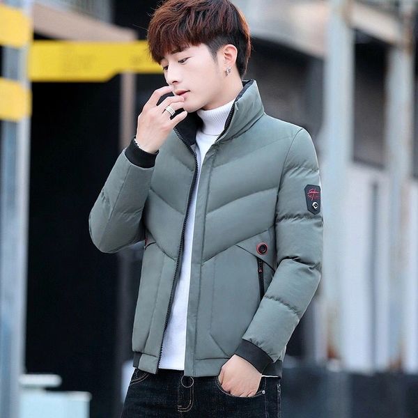 winter 2021 men's thicken jacket stand collar down coat warm breathable slim trend brand clothing, Black
winter 2021 men's thicken jacket stand collar down coat warm breathable slim trend brand clothing, Black