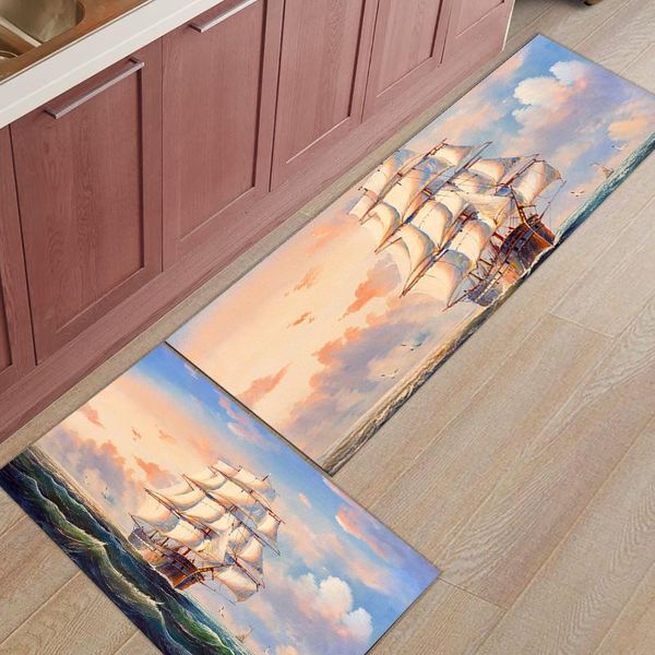 modern anti-slip kitchen mat sailboat oil painting home entrance doormat balcony living room carpet carpets
modern anti-slip kitchen mat sailboat oil painting home entrance doormat balcony living room carpet carpets