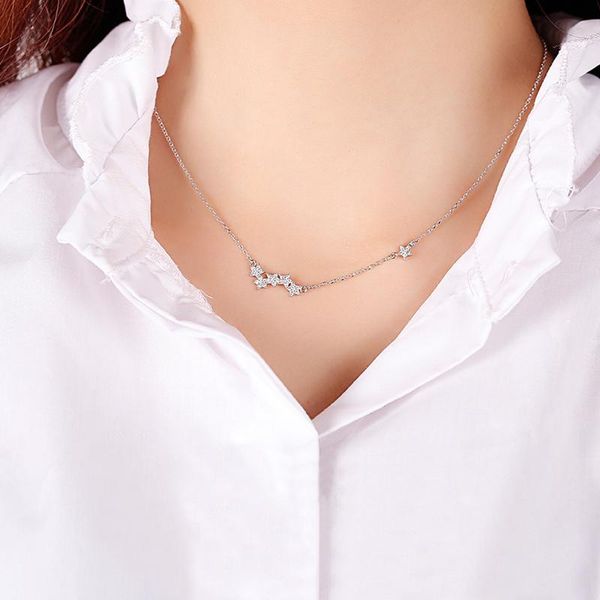 pendant necklaces korean style silvery crystal cubic zirconia star shape adjustable link chain choker neckalce for women fashion jewelry, Silver
pendant necklaces korean style silvery crystal cubic zirconia star shape adjustable link chain choker neckalce for women fashion jewelry, Silver