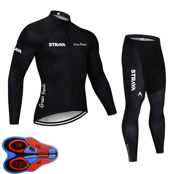 strava team mens cycling long sleeve jersey and 9d gel pad pants set mtb bike outfits racing bicycle uniform outdoor sports wear ropa ciclis, Black;red
strava team mens cycling long sleeve jersey and 9d gel pad pants set mtb bike outfits racing bicycle uniform outdoor sports wear ropa ciclis, Black;red