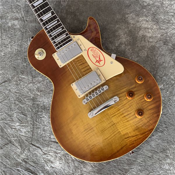 china oem factory customized classic flamed electric guitar with mahogany body and neck
china oem factory customized classic flamed electric guitar with mahogany body and neck