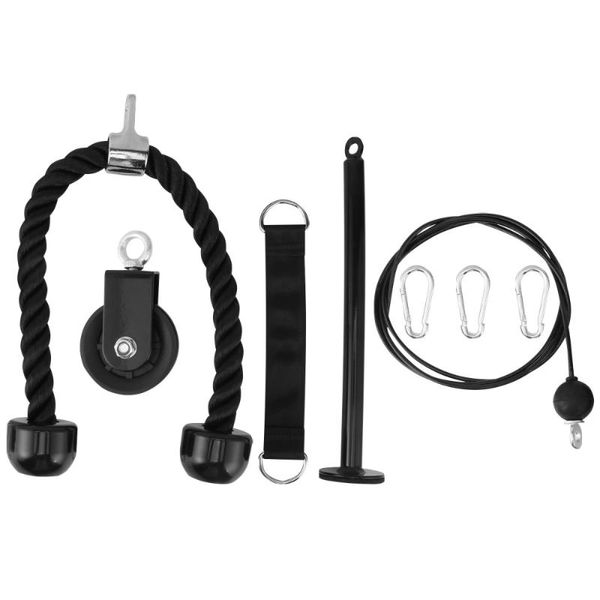 set home heavy duty pulley system professional arm strength fitness equipment resistance bands
set home heavy duty pulley system professional arm strength fitness equipment resistance bands