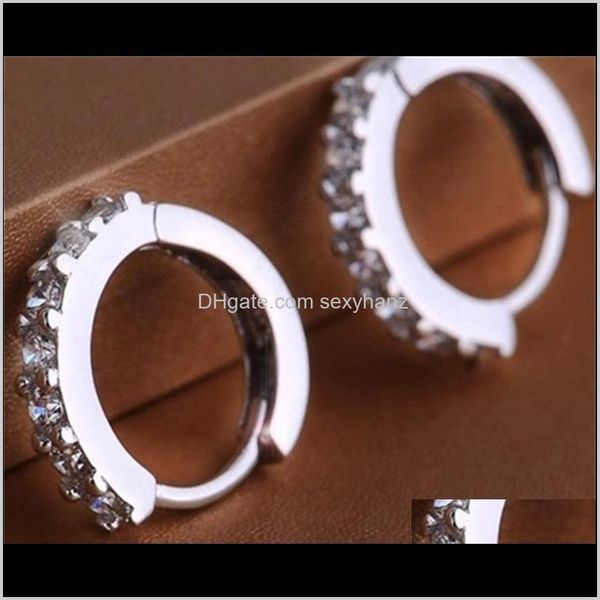 & hie drop delivery 2021 925 sterling sier small hoop earrings with zircon fashion jewelry engagement gift for women good quality 41 t2 wciq, Golden;silver
& hie drop delivery 2021 925 sterling sier small hoop earrings with zircon fashion jewelry engagement gift for women good quality 41 t2 wciq, Golden;silver