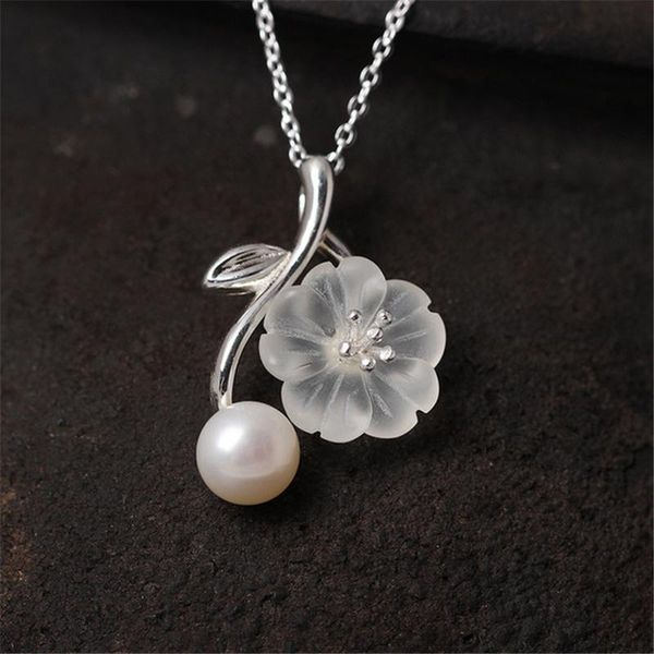 pendant necklaces real 925 sterling silver handmade designer fine jewelry white natural pearl delicated plum blossom flower necklace for wom
pendant necklaces real 925 sterling silver handmade designer fine jewelry white natural pearl delicated plum blossom flower necklace for wom