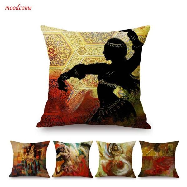 muslim arabic background girl belly dancer oil painting art sofa throw pillow case home decor cotton linen cushion cover cushion/decora
muslim arabic background girl belly dancer oil painting art sofa throw pillow case home decor cotton linen cushion cover cushion/decora