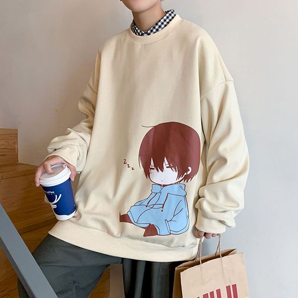 oversized sweatshirts men loose trend all-match youth spring and autumn thin jaet long-sleeved harajuku goth punk clothes, Black
oversized sweatshirts men loose trend all-match youth spring and autumn thin jaet long-sleeved harajuku goth punk clothes, Black