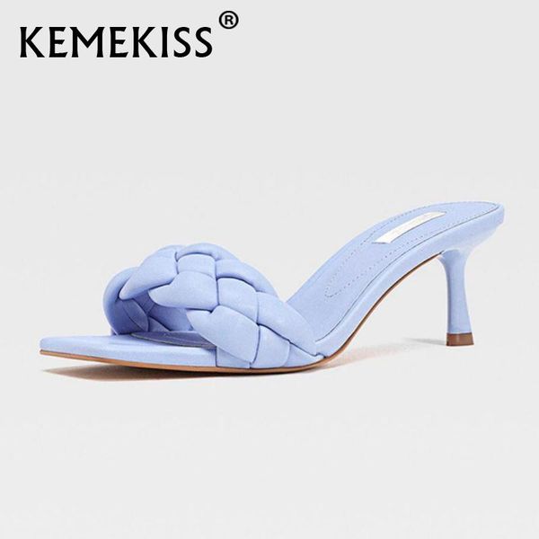 kemekiss sandals for women strange heels square toe summer shoes fashion dress slip on footwear size 35-41, Black
kemekiss sandals for women strange heels square toe summer shoes fashion dress slip on footwear size 35-41, Black