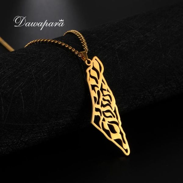 pendant necklaces dawapara israel palestine map necklace golden stainless steel jewelry gift for anniversary men, Silver
pendant necklaces dawapara israel palestine map necklace golden stainless steel jewelry gift for anniversary men, Silver