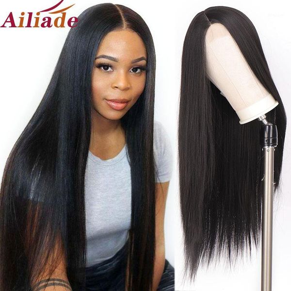 30 inch small lace front wigs long straight middle part hair for women cosplay heat resistant synthetic hair1, Black
30 inch small lace front wigs long straight middle part hair for women cosplay heat resistant synthetic hair1, Black