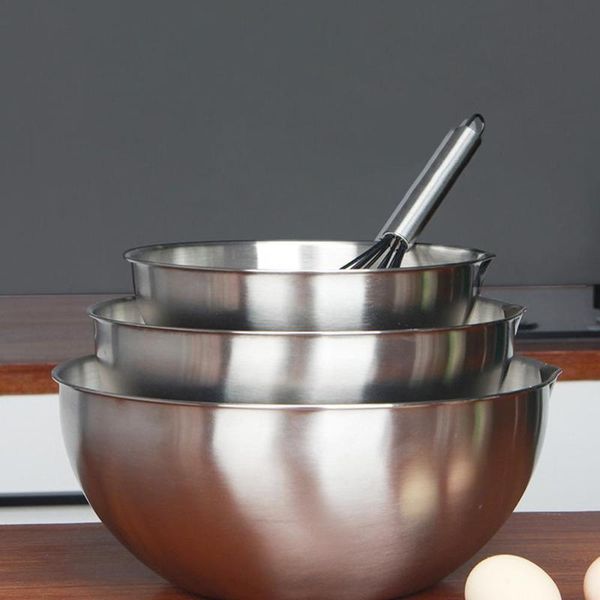 bowls 304 stainless steel mixing nesting storage set kitchen salad cooking bowl baking accessory with scale
bowls 304 stainless steel mixing nesting storage set kitchen salad cooking bowl baking accessory with scale