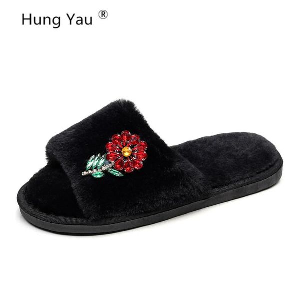 slippers women winter warm casual slides ladies accessories fur floor fall shoes home flip flops plus size 36-41, Black
slippers women winter warm casual slides ladies accessories fur floor fall shoes home flip flops plus size 36-41, Black