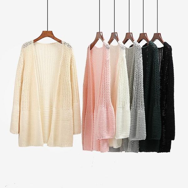 women's knits & tees women autumn winter knitted sweaters ladies solid color long sleeve cardigans outerwear warm outfit jumper coats, White
women's knits & tees women autumn winter knitted sweaters ladies solid color long sleeve cardigans outerwear warm outfit jumper coats, White