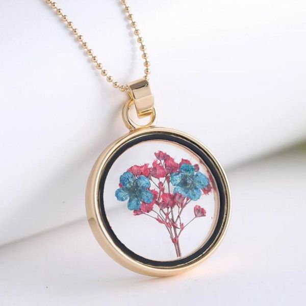 pendant necklaces women transparent glass round necklace handmade dried flower permanent preservation jewelry gold chain for girl, Silver
pendant necklaces women transparent glass round necklace handmade dried flower permanent preservation jewelry gold chain for girl, Silver