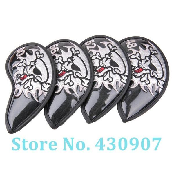 4pcs/set skull pu leather golf club wedge head covers 48,52,56,60 complete set of clubs
4pcs/set skull pu leather golf club wedge head covers 48,52,56,60 complete set of clubs