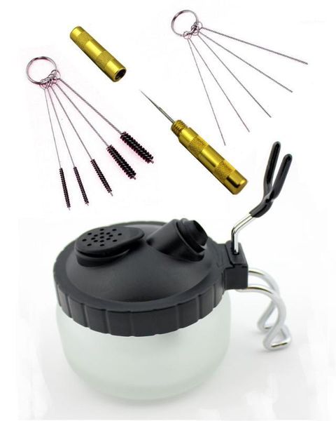 4 set airbrush spray gun wash cleaning tools needle nozzle brush glass pot holder ab0801g511
4 set airbrush spray gun wash cleaning tools needle nozzle brush glass pot holder ab0801g511