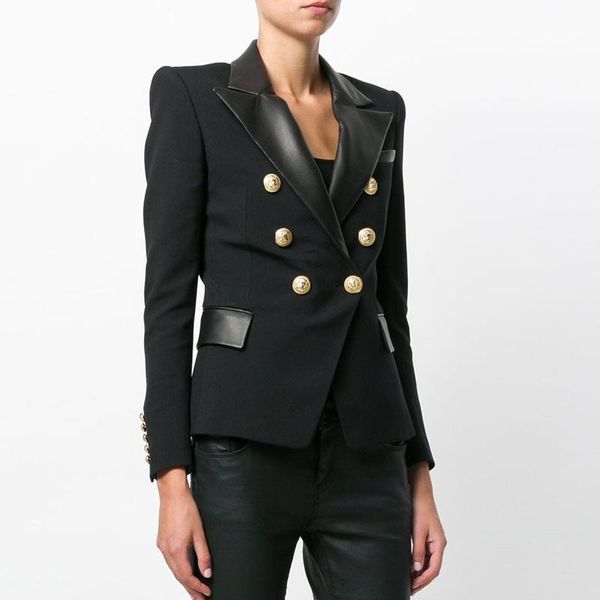 women's suits & blazers 2021 spring and autumn stereo cutting pu leather splicing slim double breasted long sleeve lapel suit coat, White;black
women's suits & blazers 2021 spring and autumn stereo cutting pu leather splicing slim double breasted long sleeve lapel suit coat, White;black