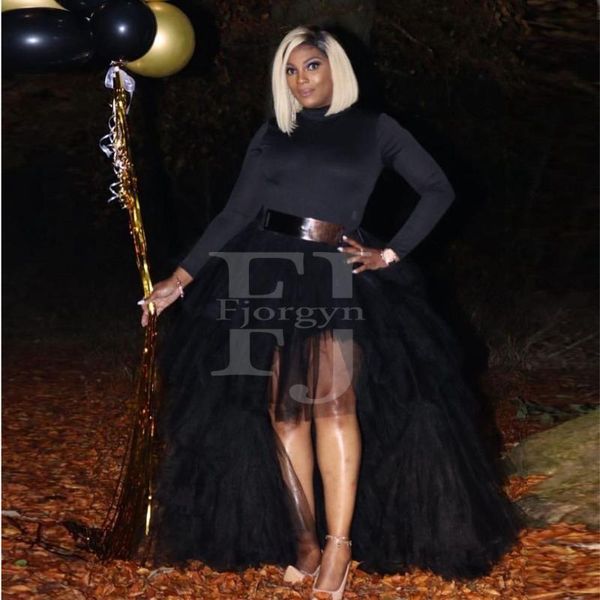 skirts black high low tulle skirt for women's party puffy draped mesh tutu asymmetric prom wedding guest gown saia faldas
skirts black high low tulle skirt for women's party puffy draped mesh tutu asymmetric prom wedding guest gown saia faldas