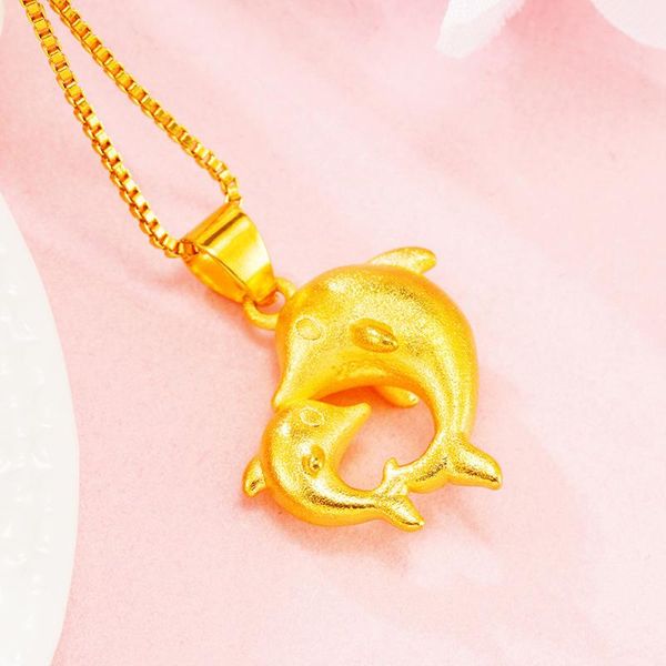 romantic couple dolphin necklaces for women wife gifts jewelry trendy 24k gold pendant choker clavicle chain christmas, Silver
romantic couple dolphin necklaces for women wife gifts jewelry trendy 24k gold pendant choker clavicle chain christmas, Silver