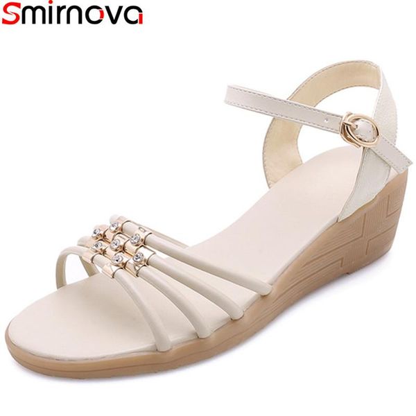 smirnova 2021 slae shoes woman buckle wedges sandals women casual genuine leather high heels summer, Black
smirnova 2021 slae shoes woman buckle wedges sandals women casual genuine leather high heels summer, Black