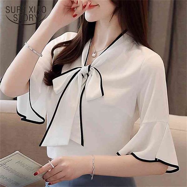 womens and blouses blusas mujer de moda flare sleeve office white women chiffon camisas 4098 50 210506
womens and blouses blusas mujer de moda flare sleeve office white women chiffon camisas 4098 50 210506