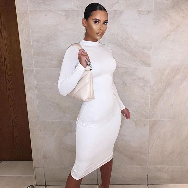 casual dresses 2021 autumn and winter women's fashion street shooting wild slim bag hip temperament dress women, Black;gray
casual dresses 2021 autumn and winter women's fashion street shooting wild slim bag hip temperament dress women, Black;gray