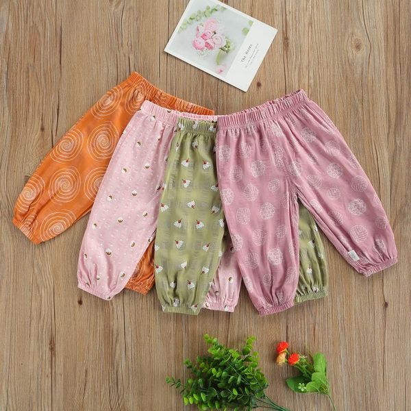 trousers baby girls boys summer casual pants floral elastic middle-waist anti-mosquito sweatpants plus fours for 0-4 years, Blue 
trousers baby girls boys summer casual pants floral elastic middle-waist anti-mosquito sweatpants plus fours for 0-4 years, Blue