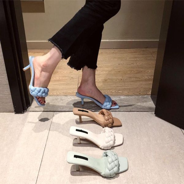 slippers 2021 weave women slipper ladies open toe casual leisure sandal thin high heel summer outdoor beach flip flops shoe, Black
slippers 2021 weave women slipper ladies open toe casual leisure sandal thin high heel summer outdoor beach flip flops shoe, Black