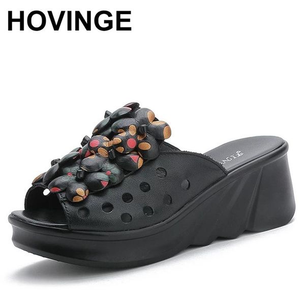 ethnic style women handmade platform sandals flowers ladies retro high heel old genuine leather wedge, Black
ethnic style women handmade platform sandals flowers ladies retro high heel old genuine leather wedge, Black
