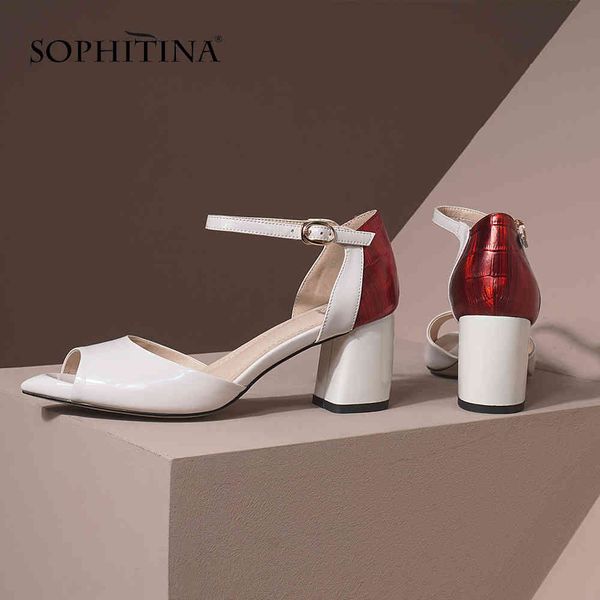 sophitina cover heels sandals women pointed toe fashion comfortable square heels sandals concise summer casual shoes women so495 210513, Black
sophitina cover heels sandals women pointed toe fashion comfortable square heels sandals concise summer casual shoes women so495 210513, Black