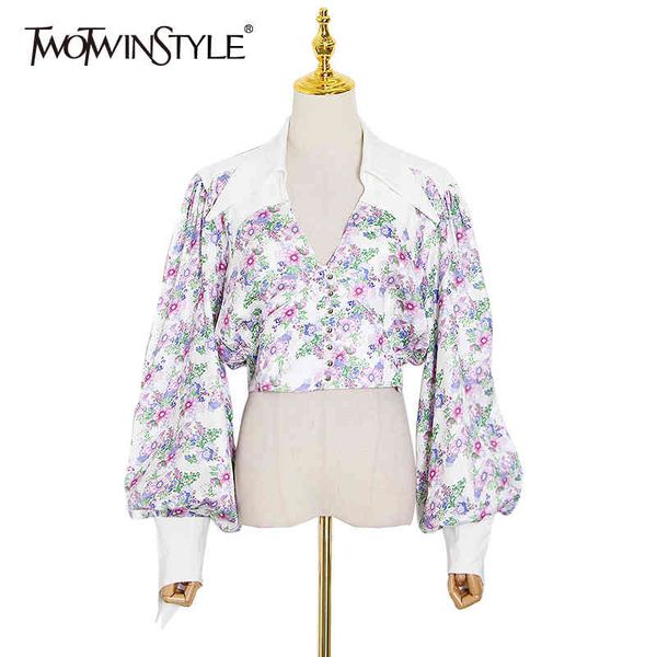 elegant patchwork print floral famale shirts lapel collar lantern long sleeves shirt for women summer fashion 210524, White
elegant patchwork print floral famale shirts lapel collar lantern long sleeves shirt for women summer fashion 210524, White