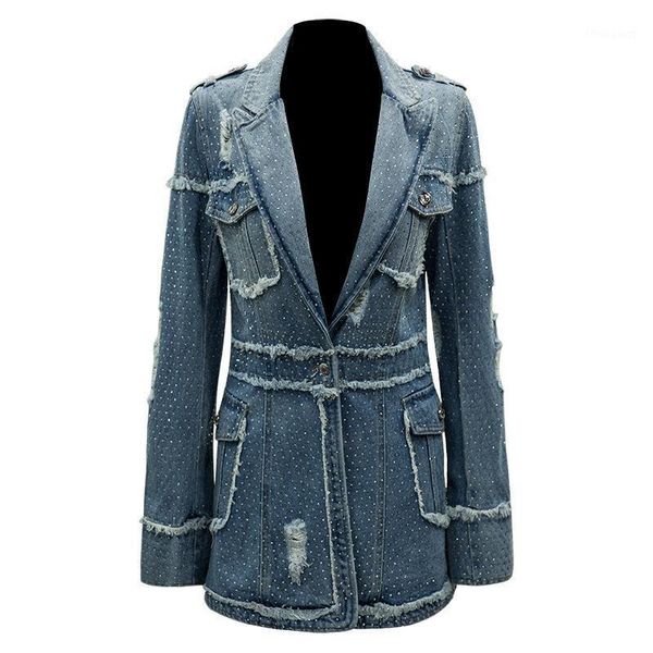 women's jackets 2021 spring high street turn-down collar full sleeves denim blue washed tassels single breasted waist trench r595, Black;brown
women's jackets 2021 spring high street turn-down collar full sleeves denim blue washed tassels single breasted waist trench r595, Black;brown