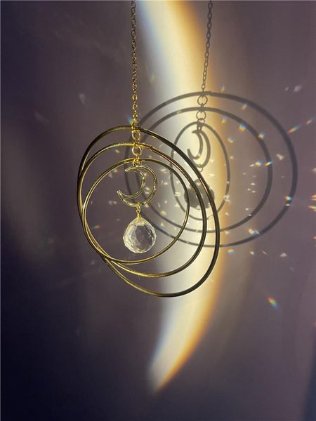keychains suncatcher moon with circles sun catcher crystal ball rainbow maker window hanging party home decor, Silver
keychains suncatcher moon with circles sun catcher crystal ball rainbow maker window hanging party home decor, Silver