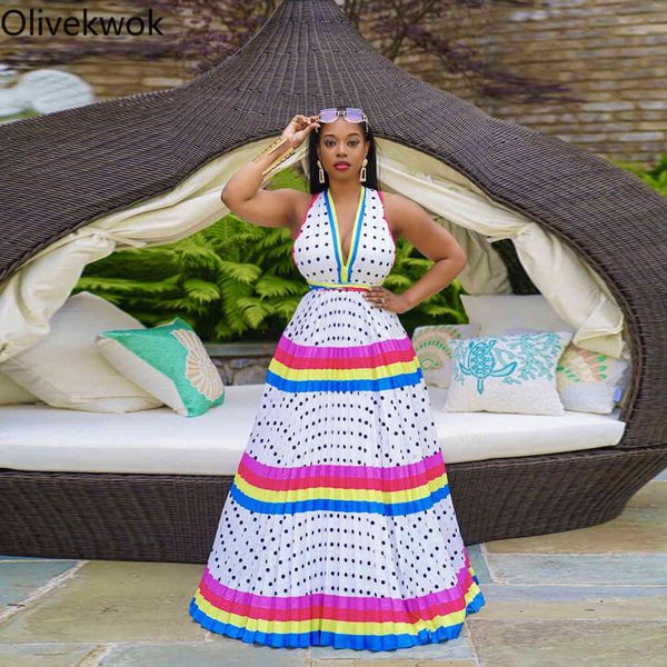 olivekwok summer woman fashion v-neck casual striped bud backless dress 211116, White;black
olivekwok summer woman fashion v-neck casual striped bud backless dress 211116, White;black