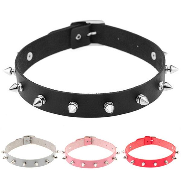 chokers est chic punk rock gothic for women/men leather spike rivet stud collar choker necklace statement jewelry, Golden;silver
chokers est chic punk rock gothic for women/men leather spike rivet stud collar choker necklace statement jewelry, Golden;silver