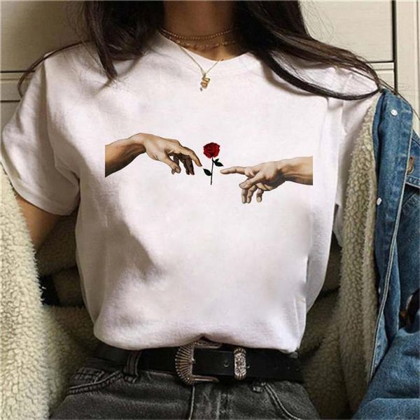 maycaur michelangelo print men t shirt harajuku spoof casual white short sleeve summer oversized female tees, White;black
maycaur michelangelo print men t shirt harajuku spoof casual white short sleeve summer oversized female tees, White;black