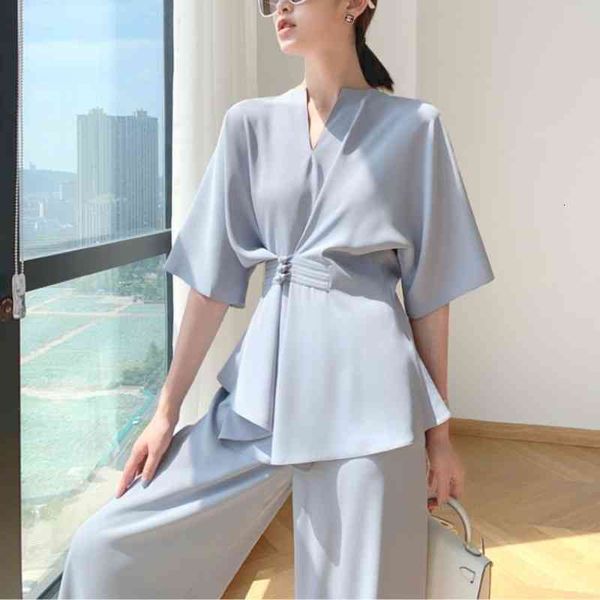 women's two piece pants summer elegant set women designer france vintage suits retro chic casual wide leg korean clothing h4hq, White
women's two piece pants summer elegant set women designer france vintage suits retro chic casual wide leg korean clothing h4hq, White
