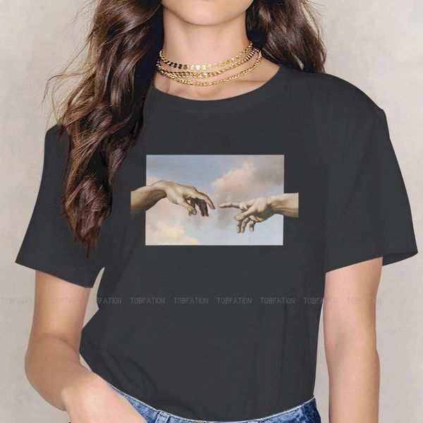 women's t-shirt the creation of adam cute girls women jesus blusas harajuku casual short sleeve vintage oversized, White
women's t-shirt the creation of adam cute girls women jesus blusas harajuku casual short sleeve vintage oversized, White