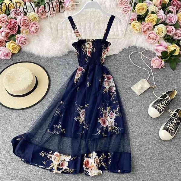 oceanlove summer dress floral beach style mesh chiffon vestidos moda coreana elegant robes vinatge dresses women 17160 210715, Black;gray
oceanlove summer dress floral beach style mesh chiffon vestidos moda coreana elegant robes vinatge dresses women 17160 210715, Black;gray