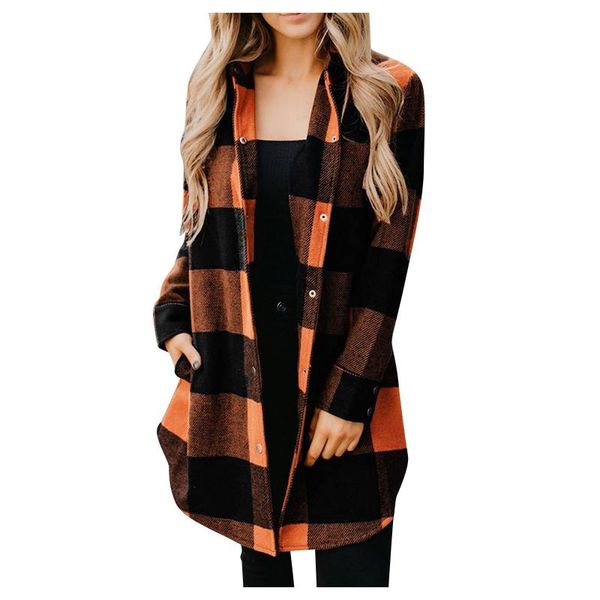 women's vests button plaid printed women cardigan long sleeve open front ladies outerwear mid-length casual loose fashion female clothe, Black;white
women's vests button plaid printed women cardigan long sleeve open front ladies outerwear mid-length casual loose fashion female clothe, Black;white